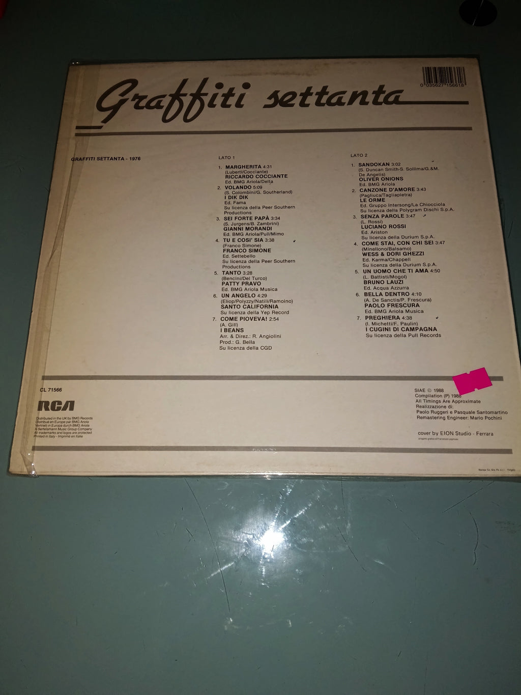 Graffiti Settanta 1976 Compilation